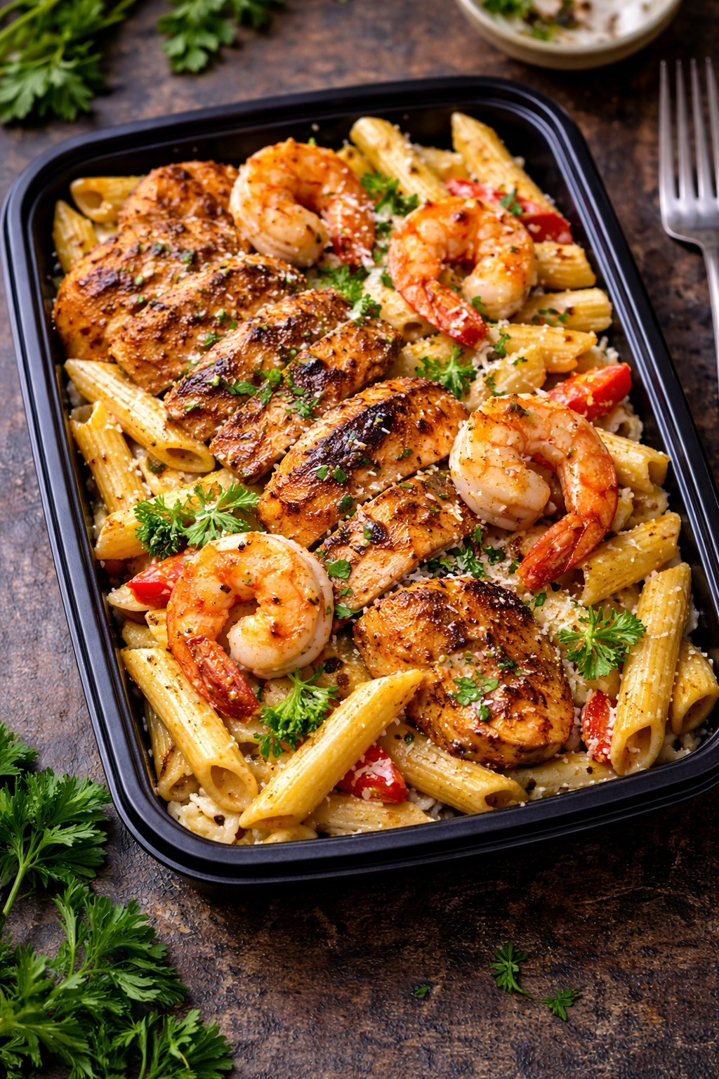 High Protein Cajun Pasta