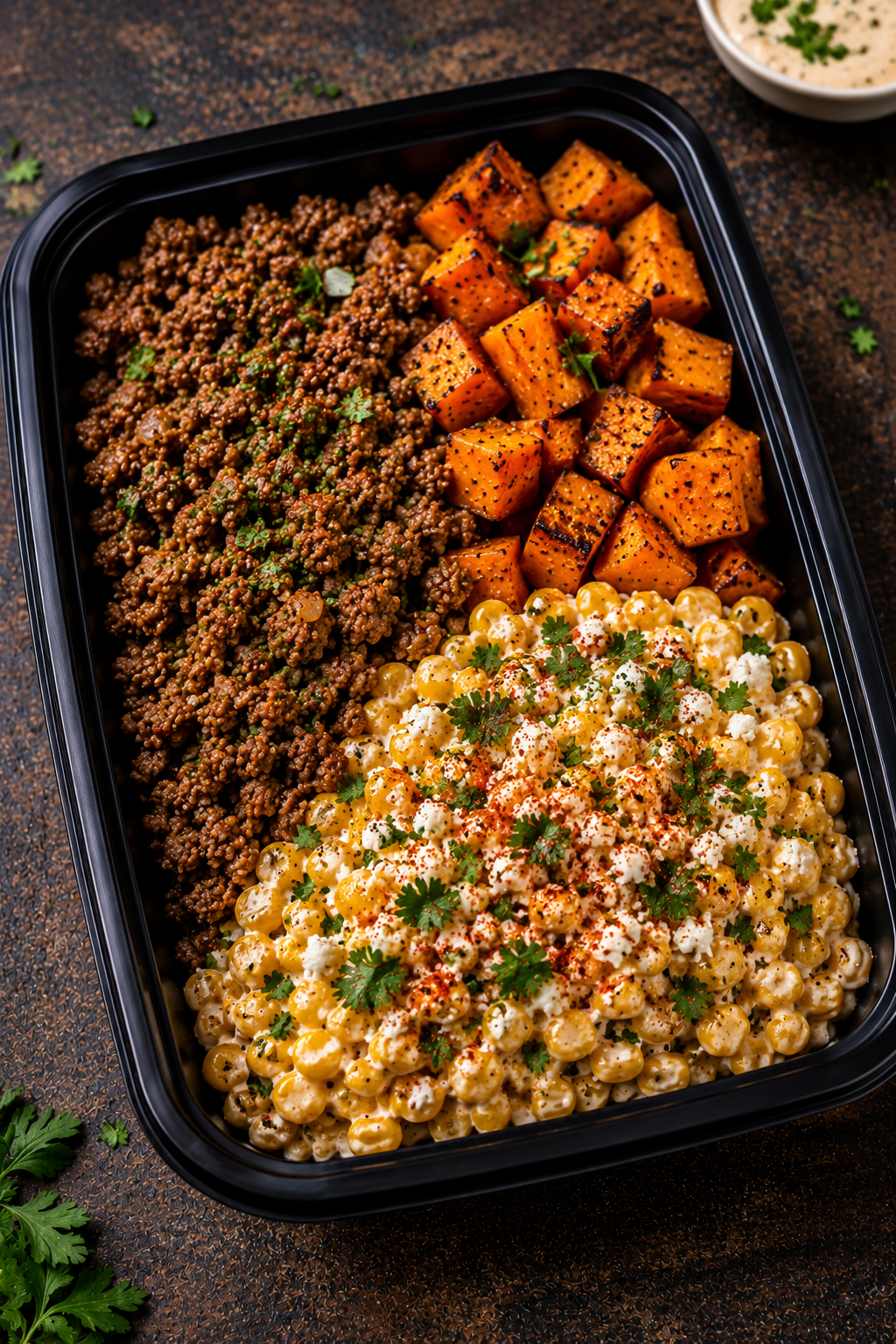 Street Corn Beef Bowl