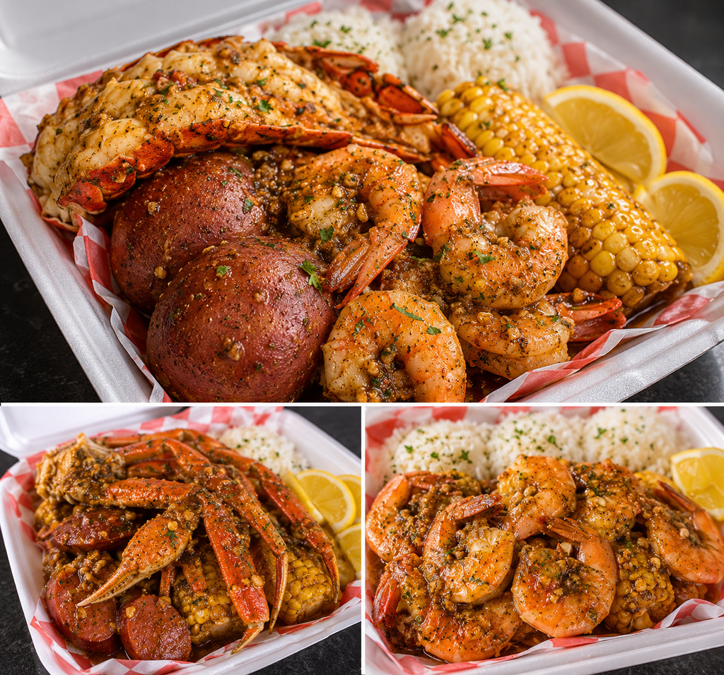 Seafood Boil Plate