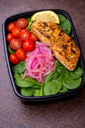 Grilled Salmon Power Bowl