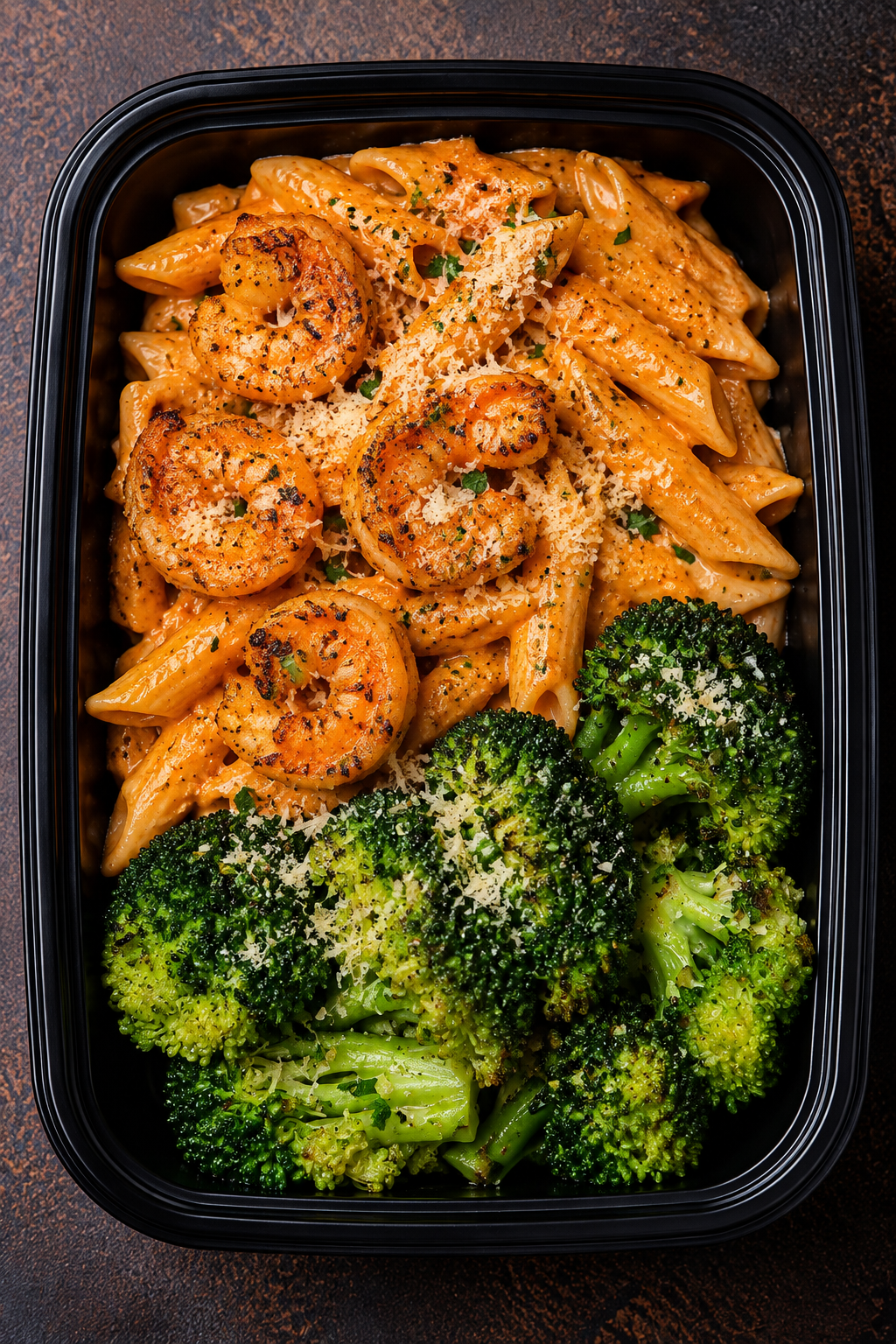 Shrimp Protein Vodka Pasta