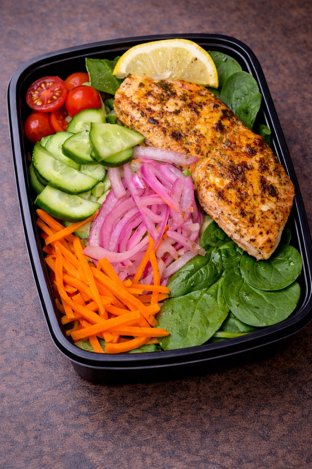 Grilled Salmon Power Bowl
