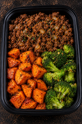 Ground beef and Sweet Potato Bowl